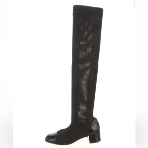 Christian Louboutin over the knee sock boots